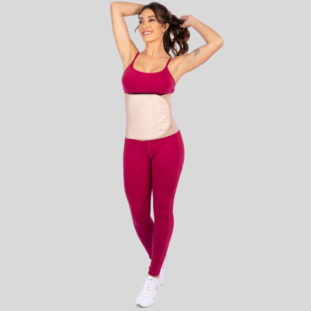 Cinta Abdominal Com Velcro Em Tecido Felx Form — imagem do parceiro